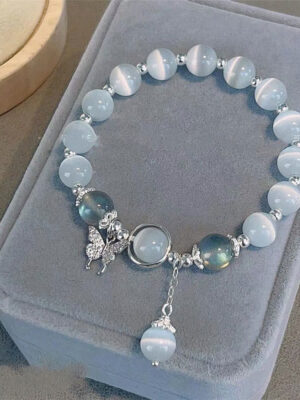 FREE Gift: Bring Positive Energy Butterfly Cat's Eye Chrysoberyl Bracelet